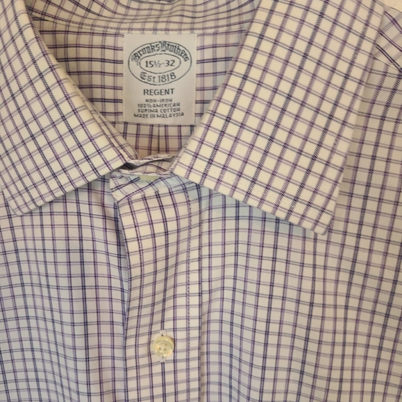 Brooks Brothers Men's Regent Long Sleeve Dress Shirt, Size: Small Color: - Picture 5 of 8
